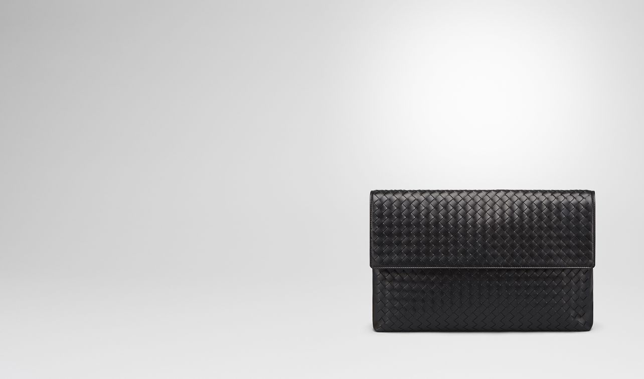 nero intrecciato document case landing