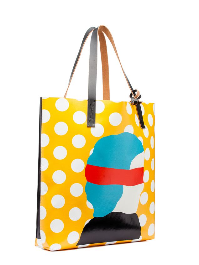 marni pvc shopping bag