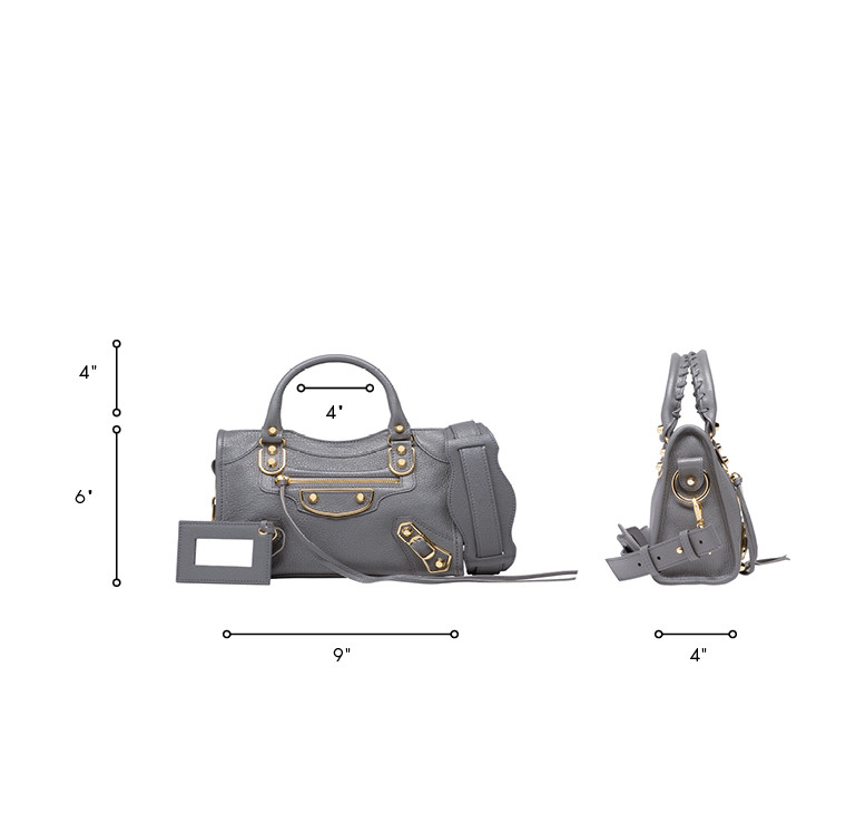 balenciaga town metallic edge