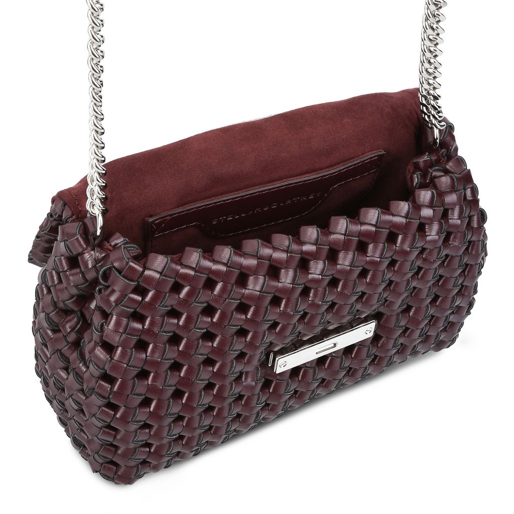 burgundy mini bag