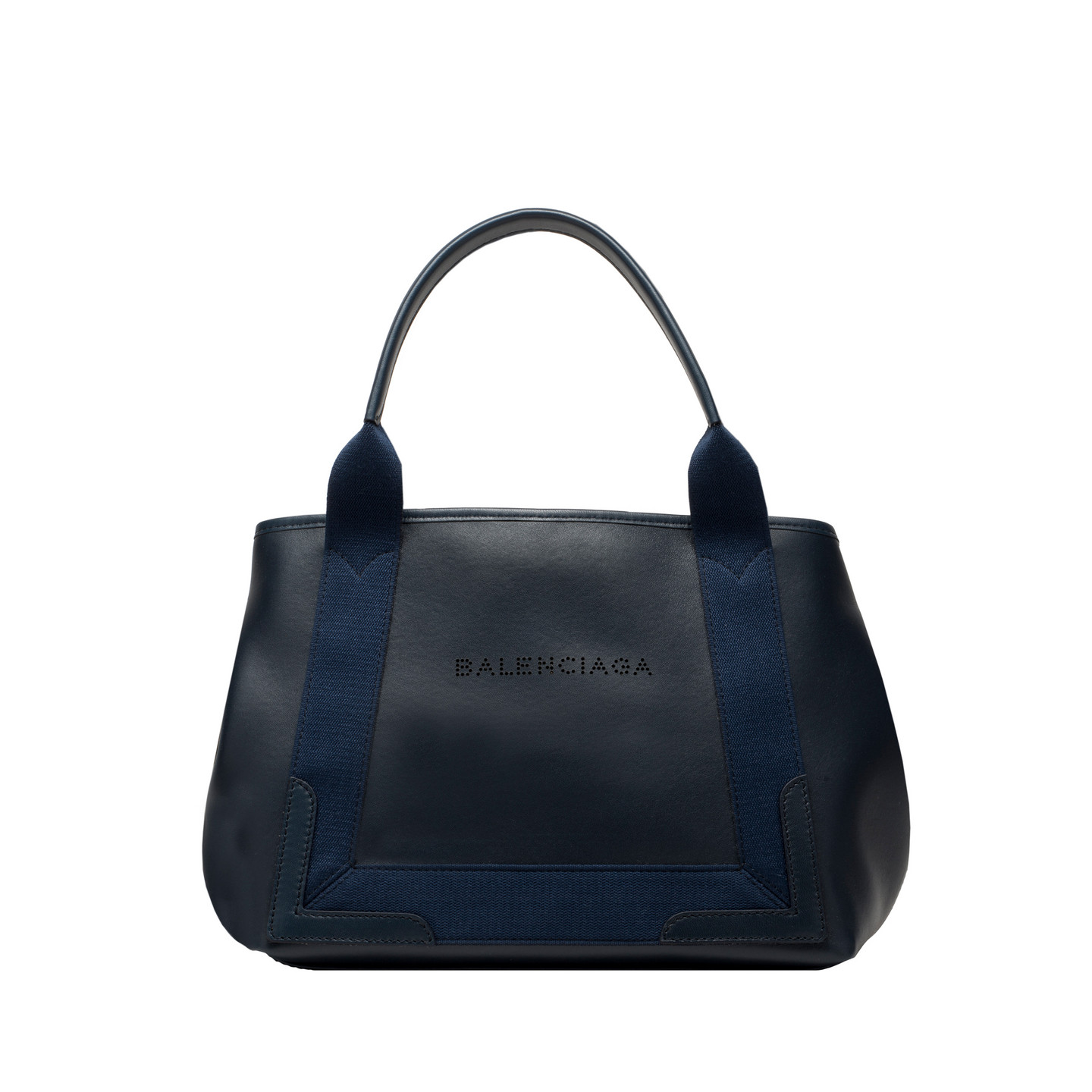 balenciaga navy cabas s