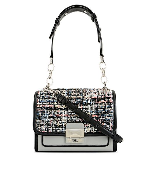 KARL LAGERFELD K/KUILTED TWEED MINI HANDBAG 12_f