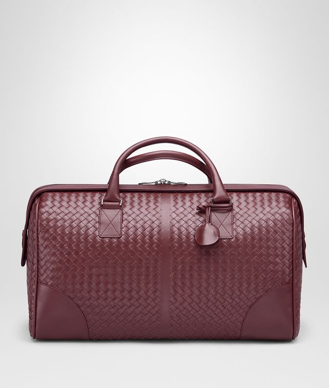 BOTTEGA VENETA MEDIUM DUFFLE BAG IN BAROLO INTRECCIATO VN Travel Bags E fp
