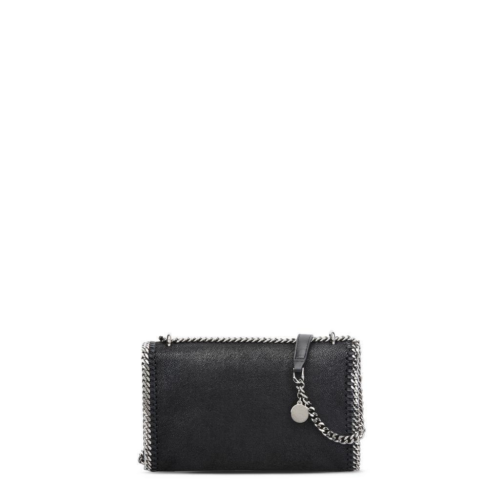 Black Falabella Shaggy Deer Shoulder Bag Stella Mccartney