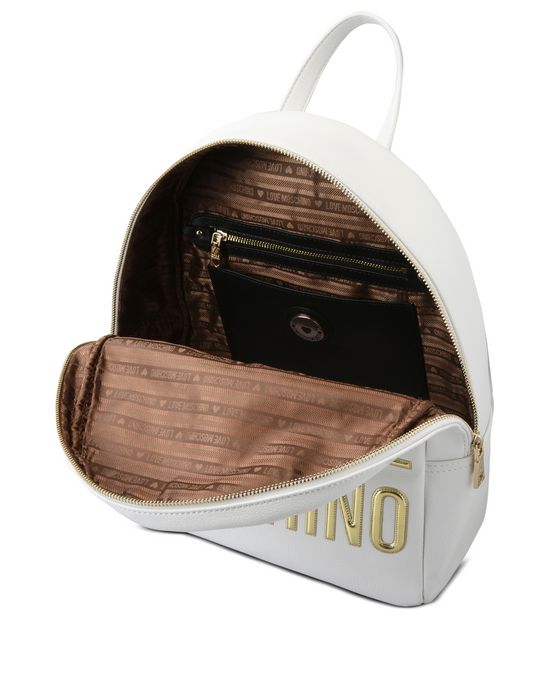 pink love moschino backpack