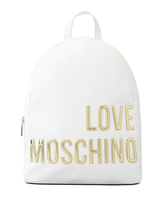 pink love moschino backpack
