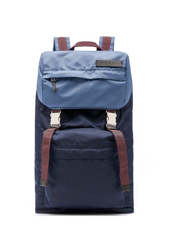 Marni Backpack in two-tone nylon Man
