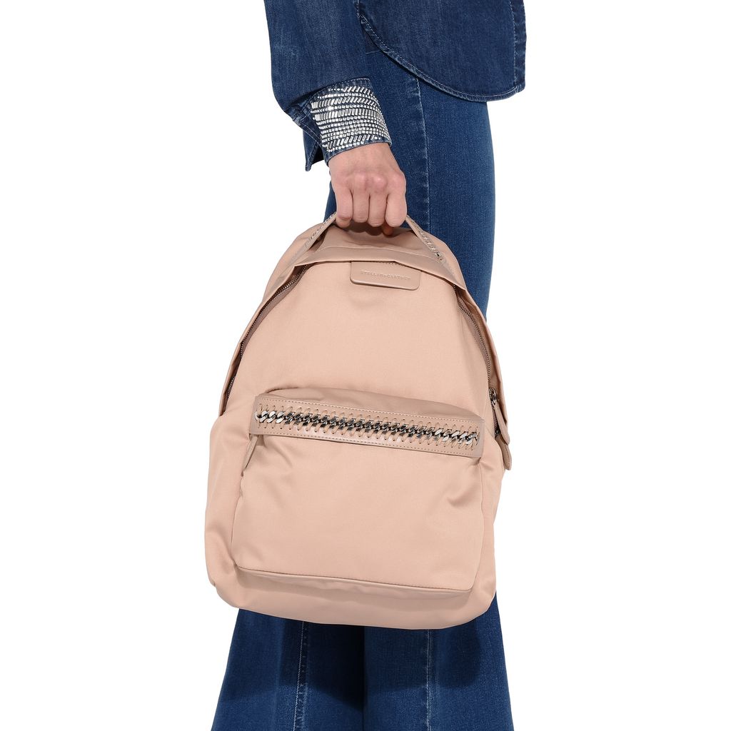 Powder Pink Falabella GO Backpack Women's Stella McCartney