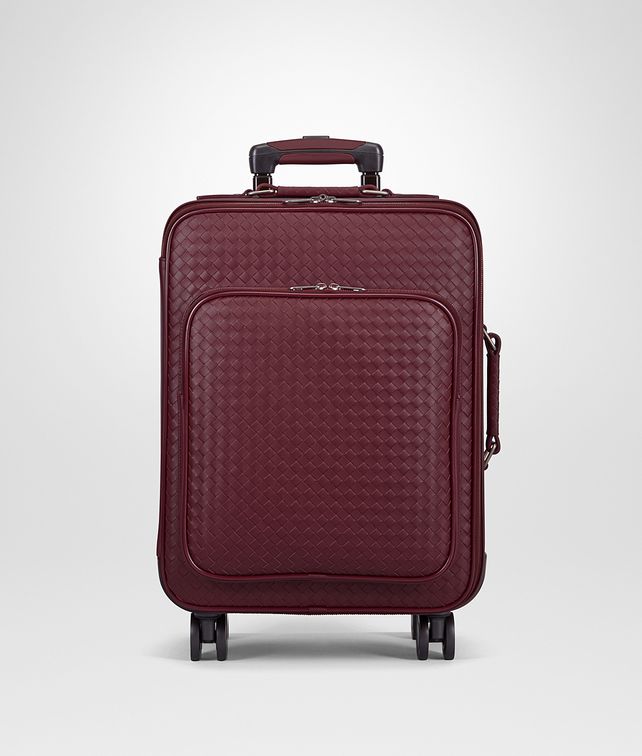 BOTTEGA VENETA TROLLEY IN BAROLO INTRECCIATO VN Travel Bag E fp