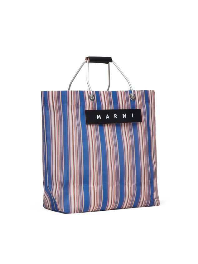 Blue Striped Shopping Bag ‎ from the Marni ‎Spring Summer 2018 ...