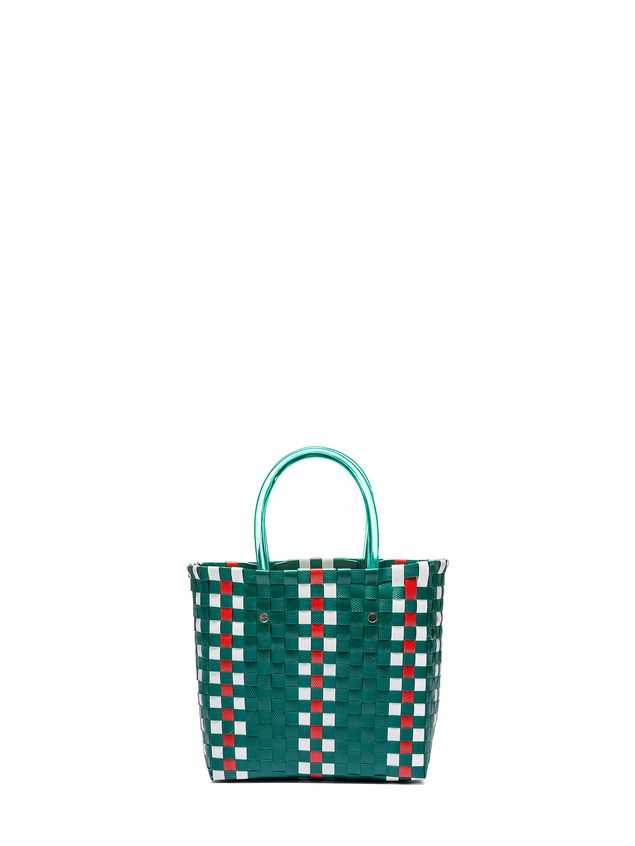 Mini Shopping Bag In Woven Green from the Marni Fall/Winter 2019 ...