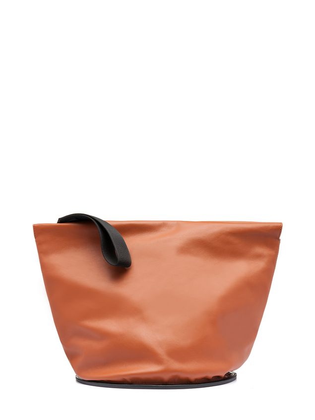 Handbag Marni TAMBOURINE clutch in nappa Woman