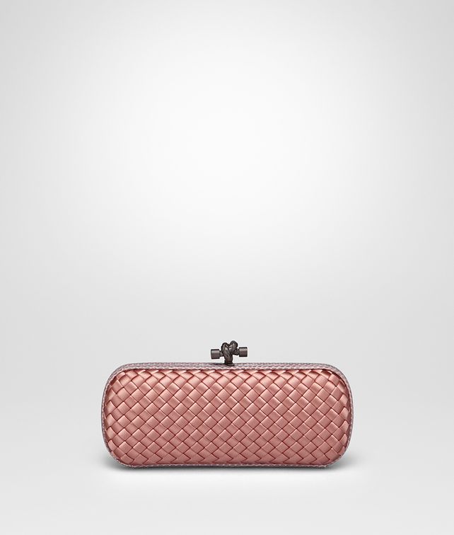BOTTEGA VENETA STRETCH KNOT EN INTRECCIO IMPERO BOUDOIR, DÉTAILS EN AYERS Pochette et sac du soir Femme fp