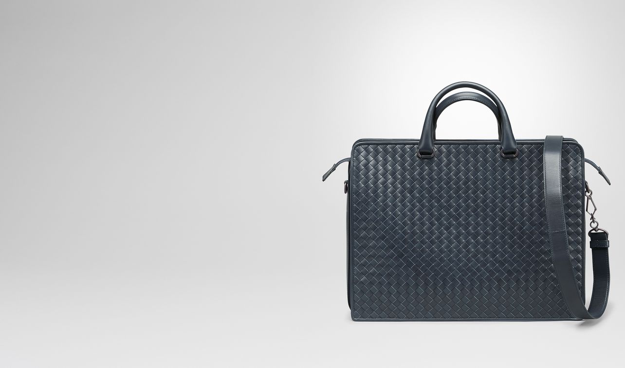 briefcase in denim intrecciato vn landing