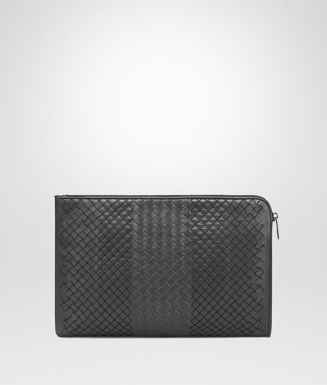 BOTTEGA VENETA ARDOISE INTRECCIATO AURELIO CALF DOCUMENT CASE Document case Man fp