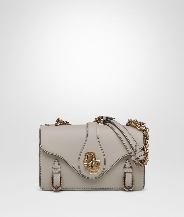 BOTTEGA VENETA BORSA CITY KNOT IN CALF CEMENT Shoulder Bag Donna fp