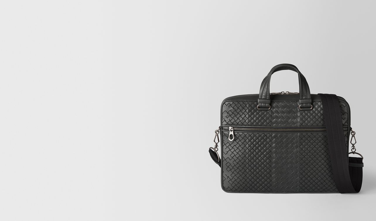 ardoise intrecciato aurelio calf briefcase landing