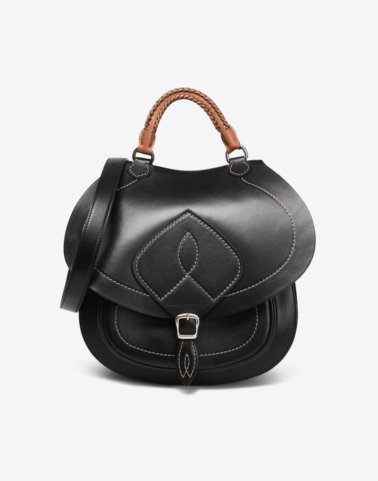 Maison Margiela Bag Slide In Black Leather Women Maison Margiela Bag Slide In Black Leather Shoulder Pickupinshipping Info