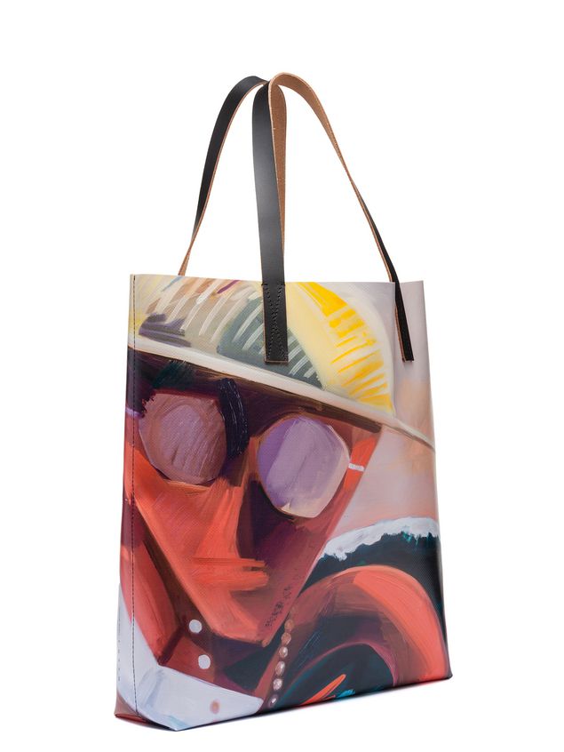 Shopping Bag Marni Shopper in PVC print by Dana Shutz Woman