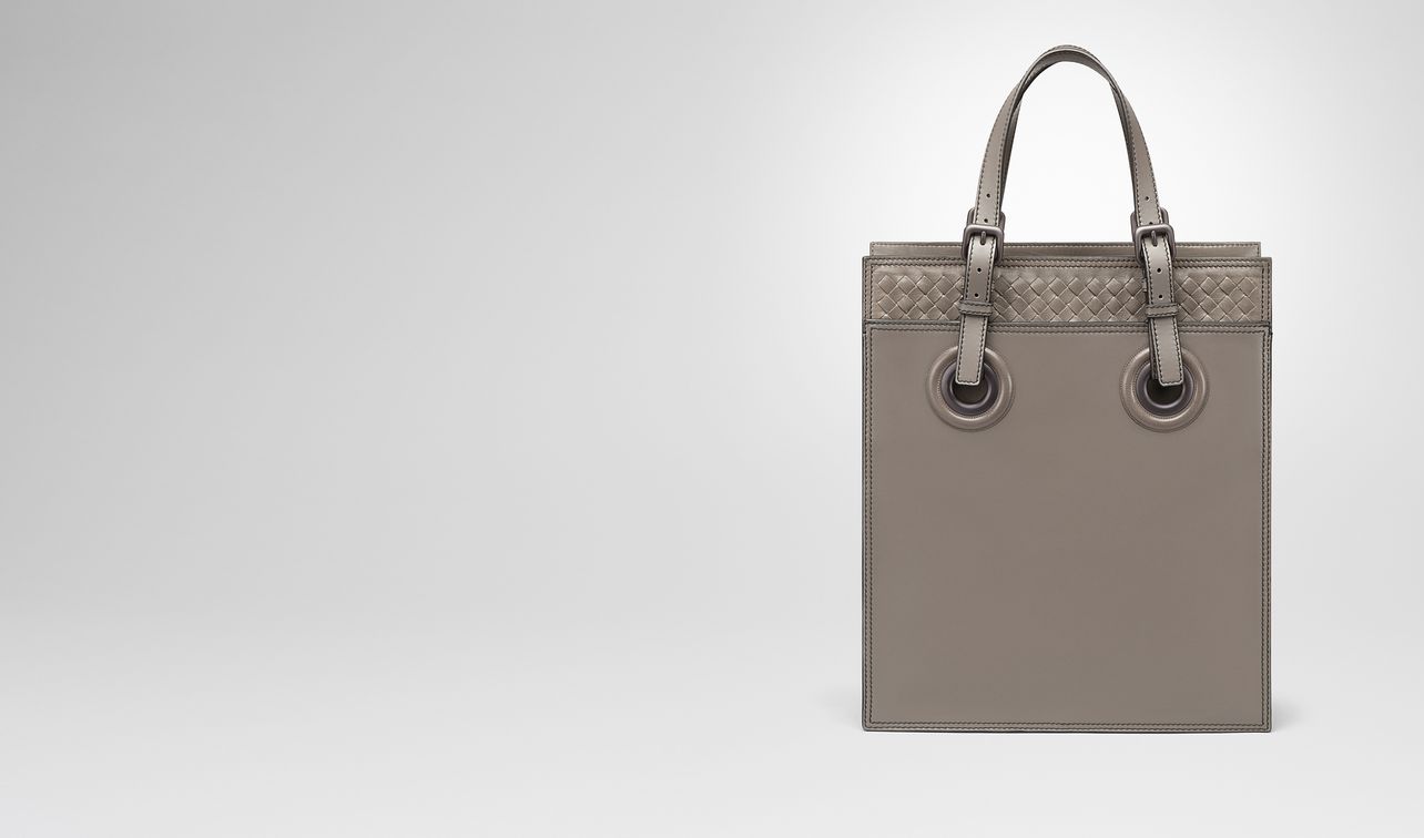 steel calf oculus tote landing
