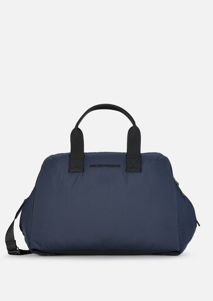 Nylon Duffel Bag With Shoulder Strap Man Emporio Armani