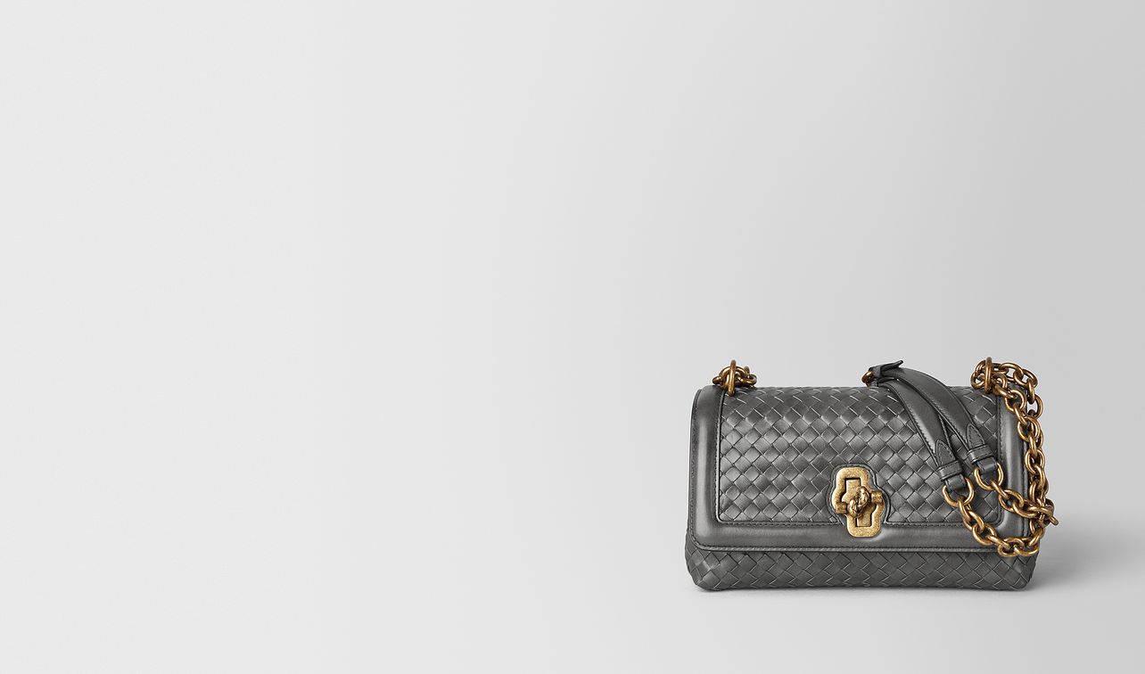 borsa olimpia knot in intrecciato nappa landing