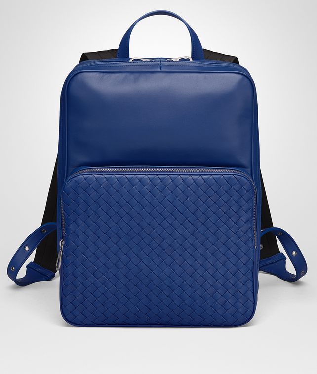 BOTTEGA VENETA COBALT BLUE NAPPA BACKPACK Backpack Woman fp