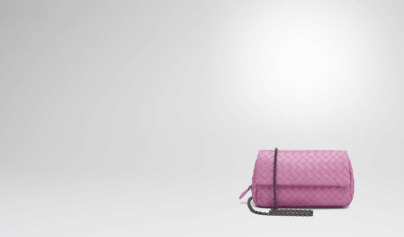 borsa messenger mini in intrecciato nappa twilight landing