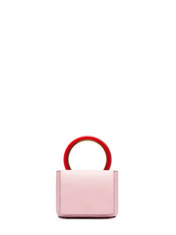 Women S Bags Marni Online Pink Calfskin Pannier Bag