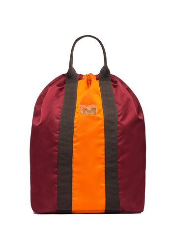Marni Tote backpack in orange nylon Man