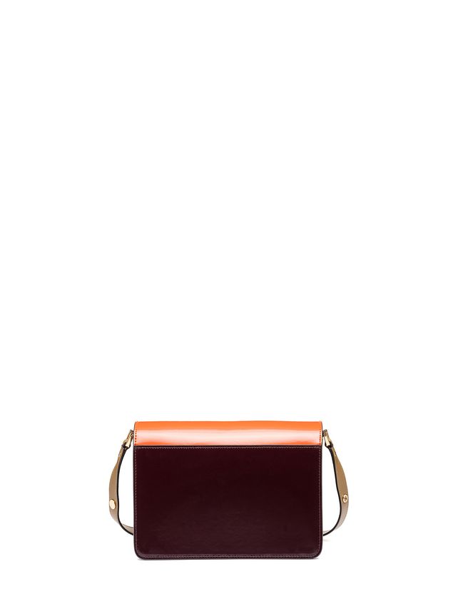 Trunk Bag Marni Orange calfskin TRUNK bag Woman