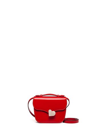Marni MRS MIDI BAG IN RED CALFSKIN Woman