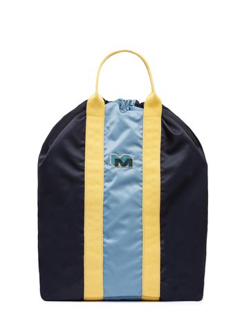Marni Tote backpack in blue nylon Man