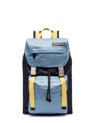 Marni Backpack in blue nylon Man