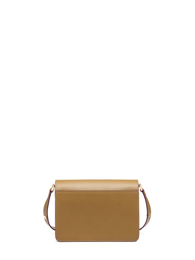 Trunk Bag Marni TRUNK bag in saffiano green Woman