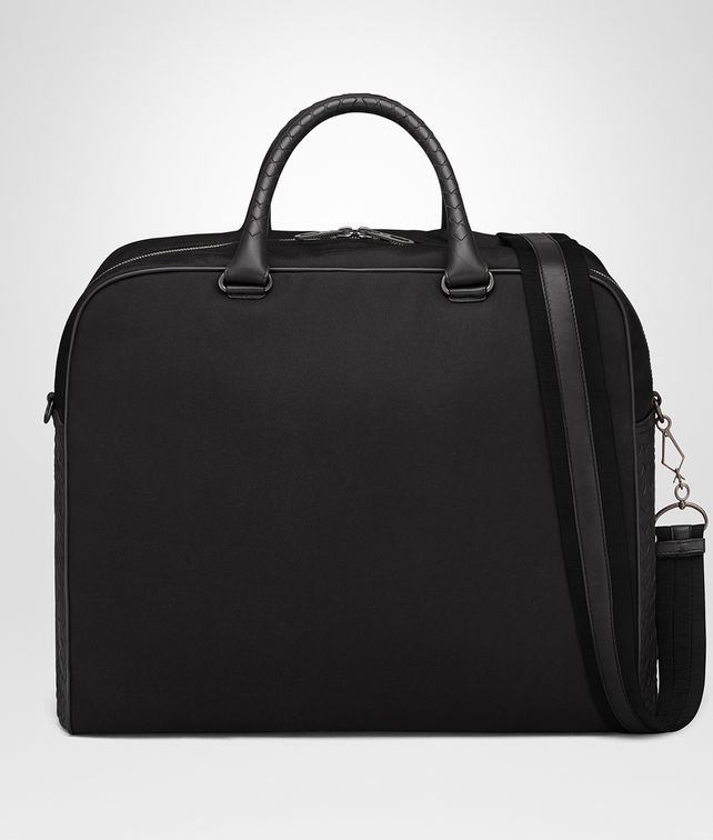 BOTTEGA VENETA NERO CANVAS DUFFEL Travel Bags E fp