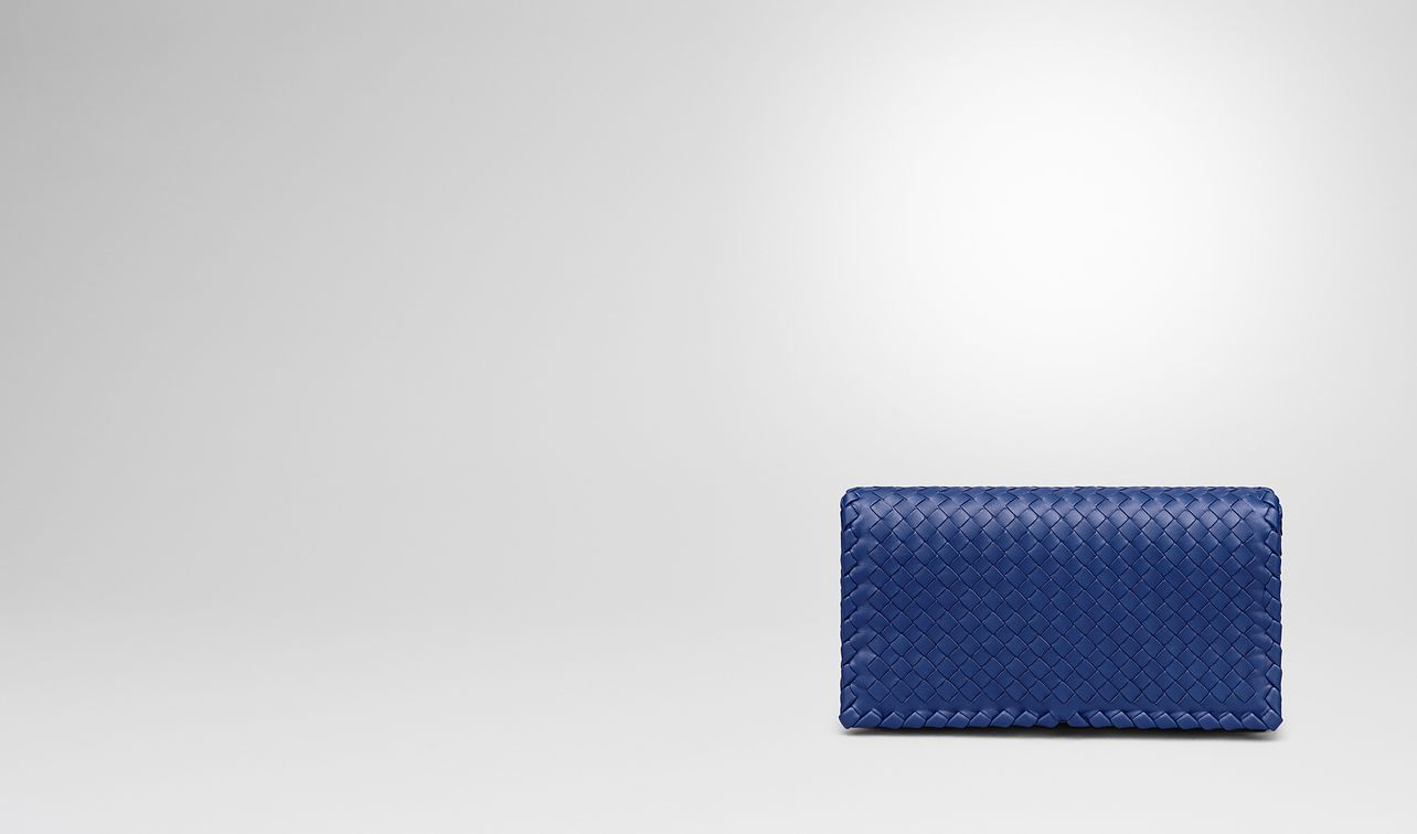 cobalt intrecciato nappa medium clutch landing