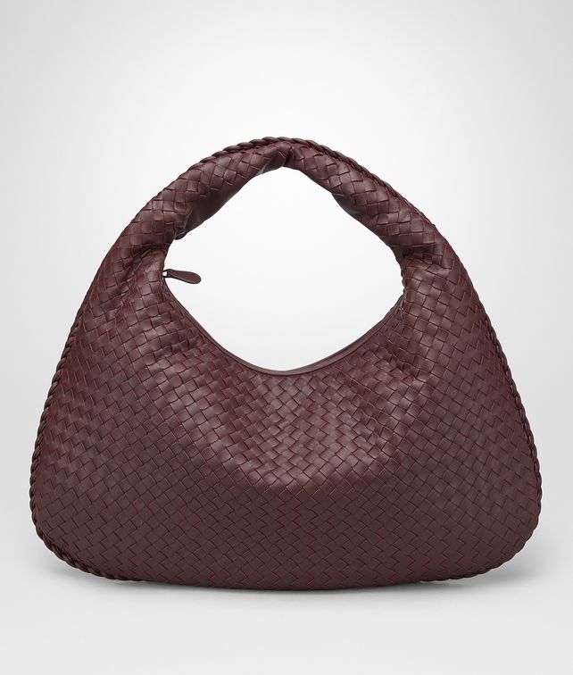 BOTTEGA VENETA DARK BAROLO INTRECCIATO NAPPA LARGE VENETA BAG Hobo Bag Woman fp