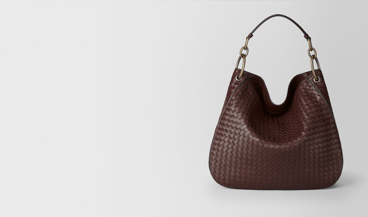 Bottega Veneta Dark Barolo Intrecciato Na Hobo Bag Dark Barolo Intrecciato Na Hobo Bag Landing