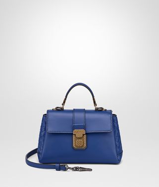 COBALT CALF MINI PIAZZA BAG