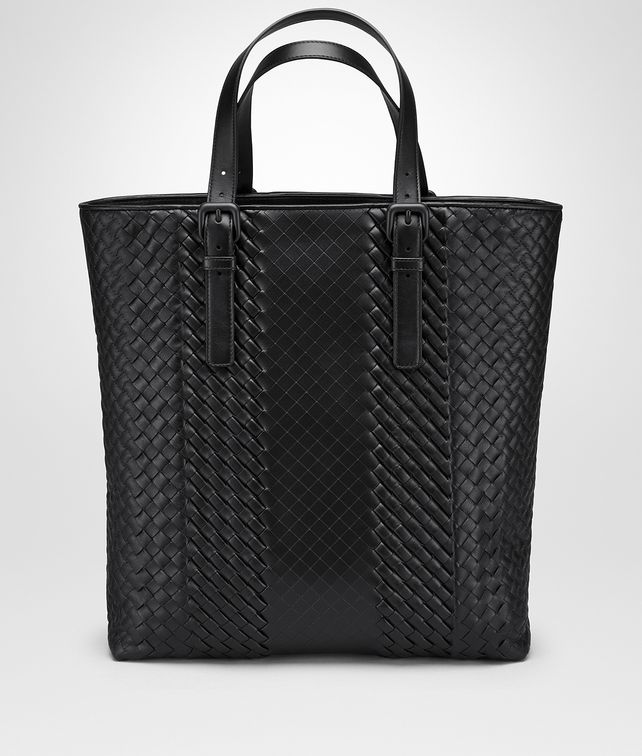 BOTTEGA VENETA NERO INTRECCIATO IMPERATORE CALF AQUATRE BAG Tote Bag Man fp