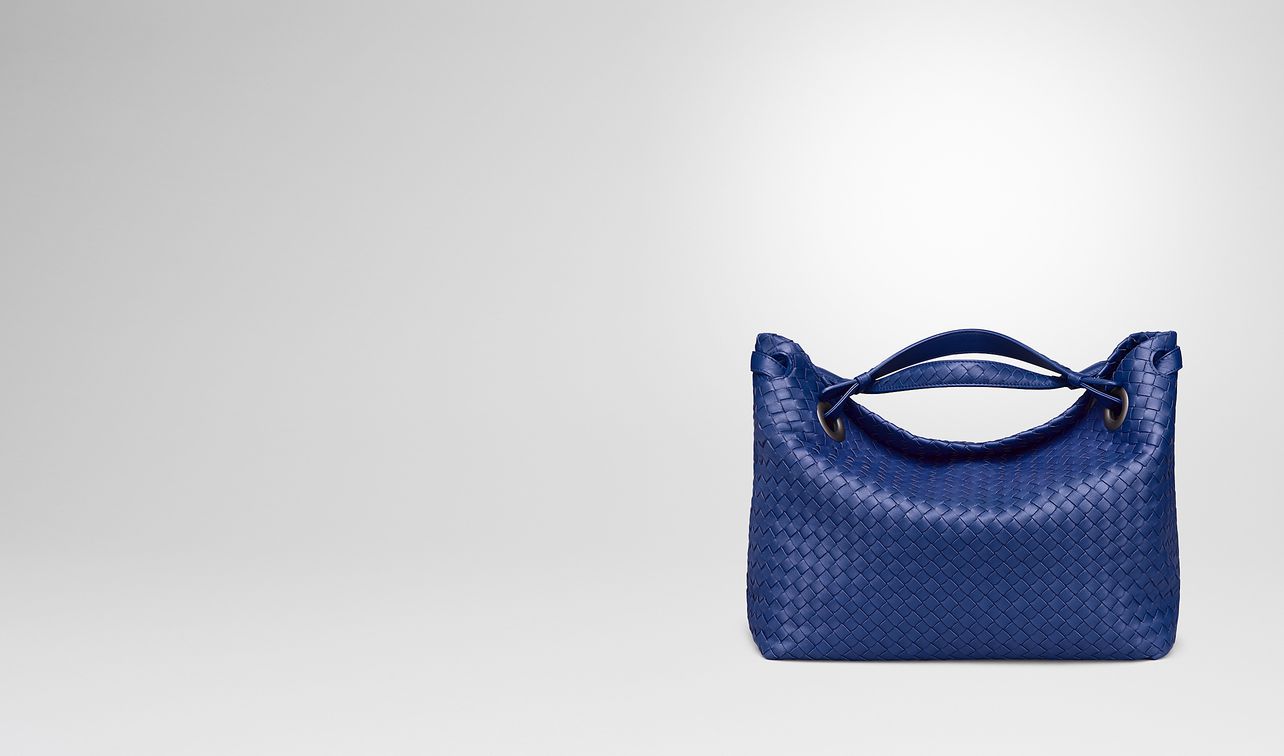 cobalt intrecciato nappa medium garda bag landing