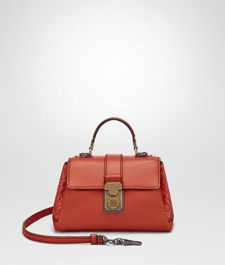 TERRACOTTA CALF MINI PIAZZA BAG