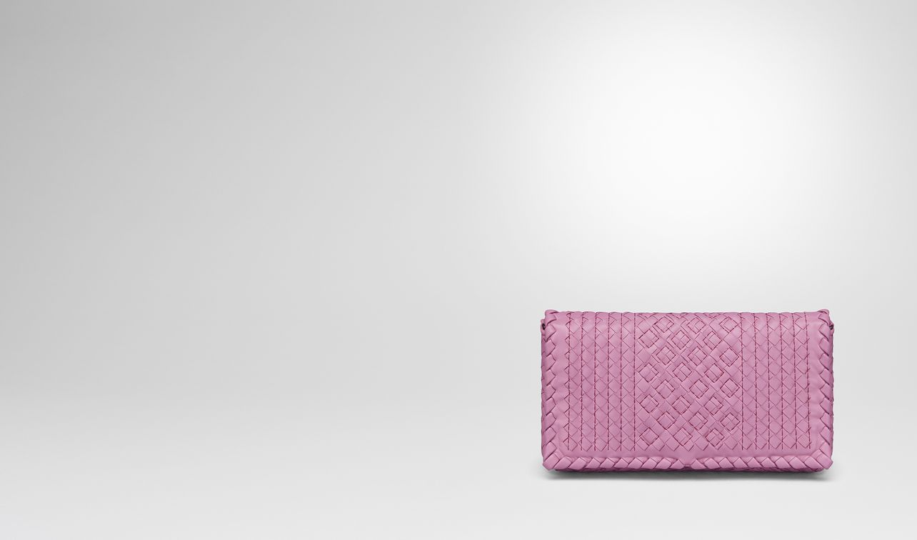 twilight intrecciato calf medium clutch landing