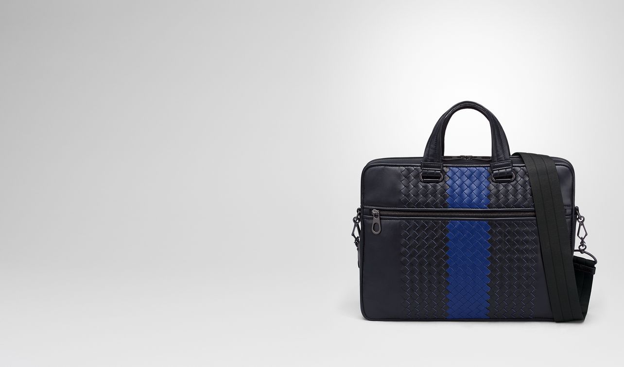 tourmaline intrecciato nappa briefcase landing