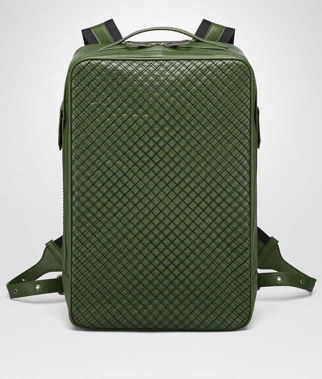 BOTTEGA VENETA IVY CALF GRID BRICK BACKPACK Messenger Bag Woman fp