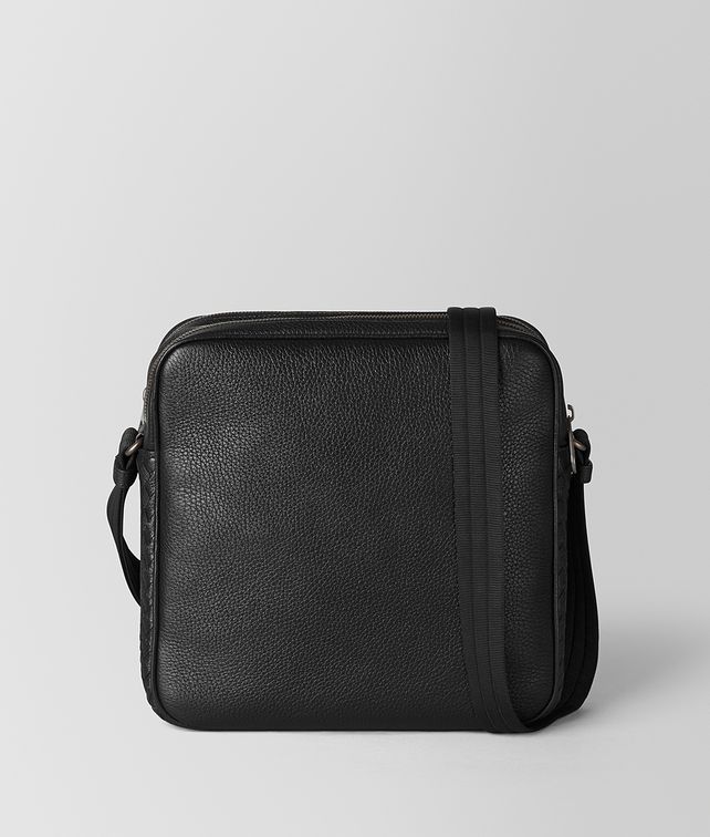 BOTTEGA VENETA NERO CERVO MESSENGER Messenger Bag Man fp