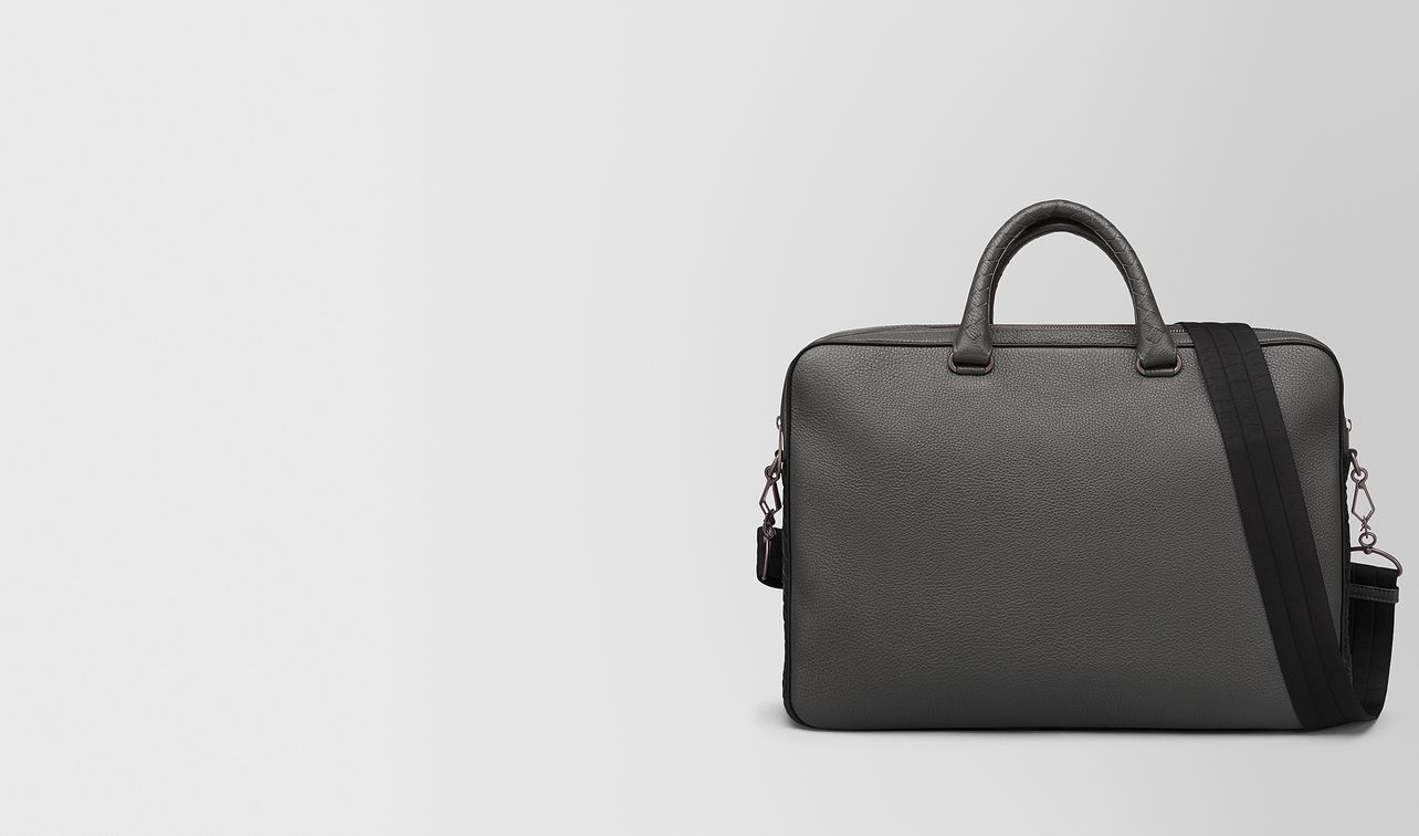 light grey cervo briefcase landing