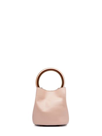Marni Pink calfskin PANNIER bag Woman