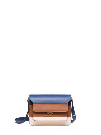 Marni TRUNK bag in tricolor calfskin  Woman